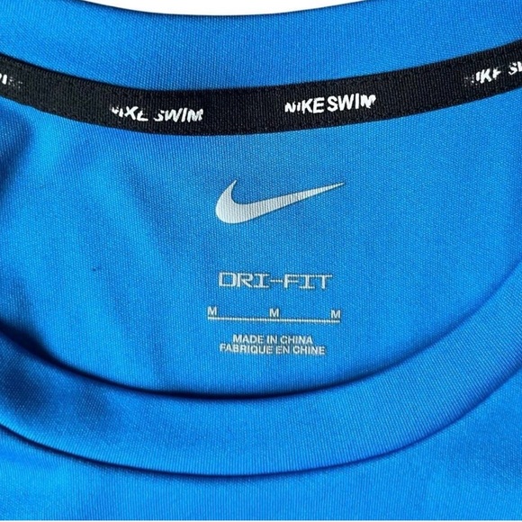 Nike Swim Blue Dri-FIT Shirt - Picture 3 of 3